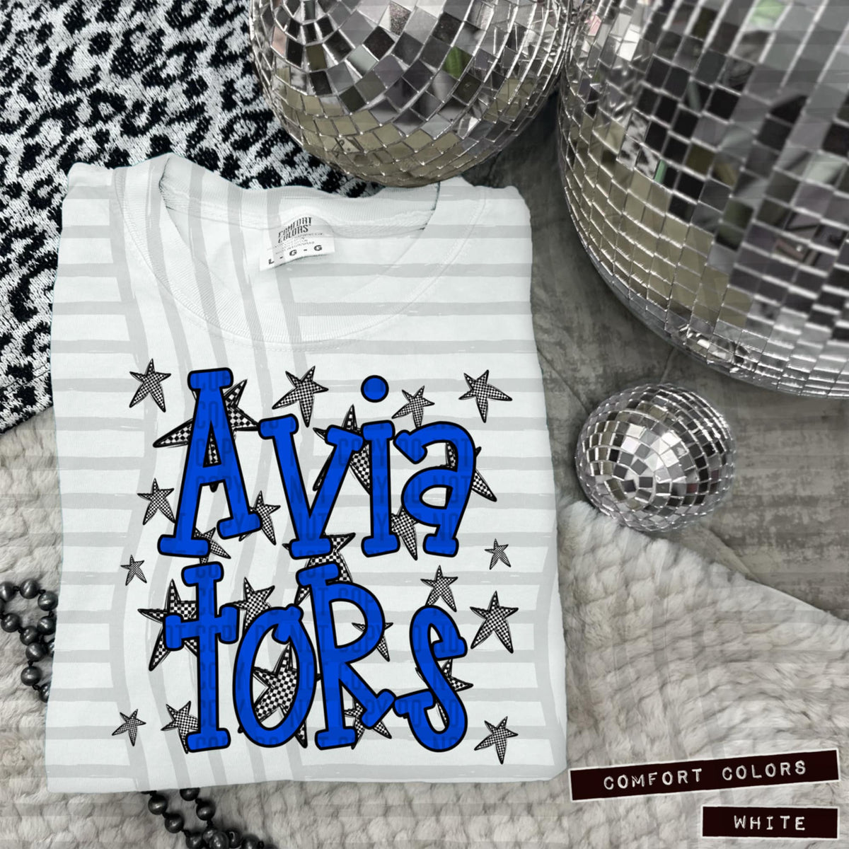 Blue Staggered Mascots (Caplinger)