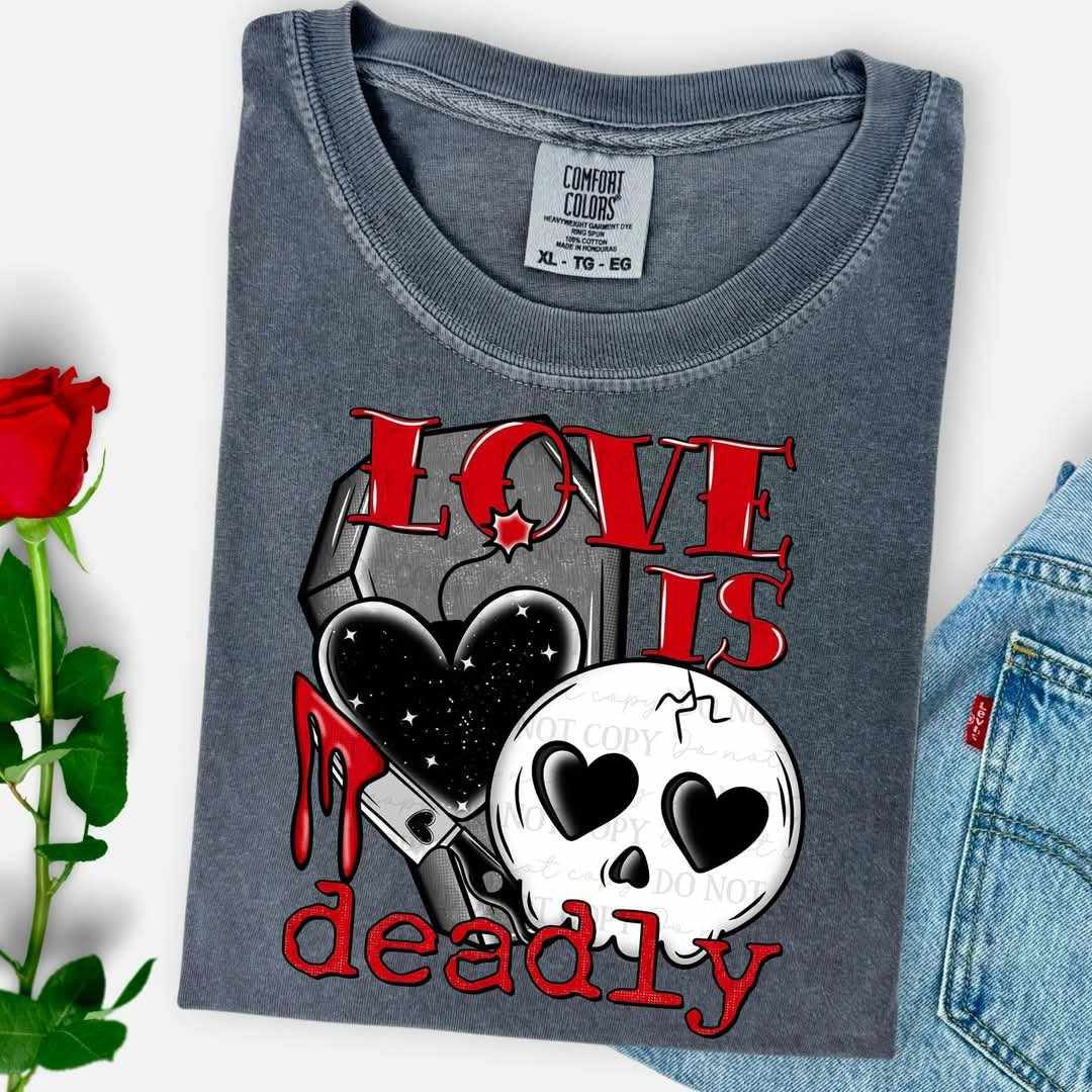 Love is deadly (ABD) 79714 DTF transfer