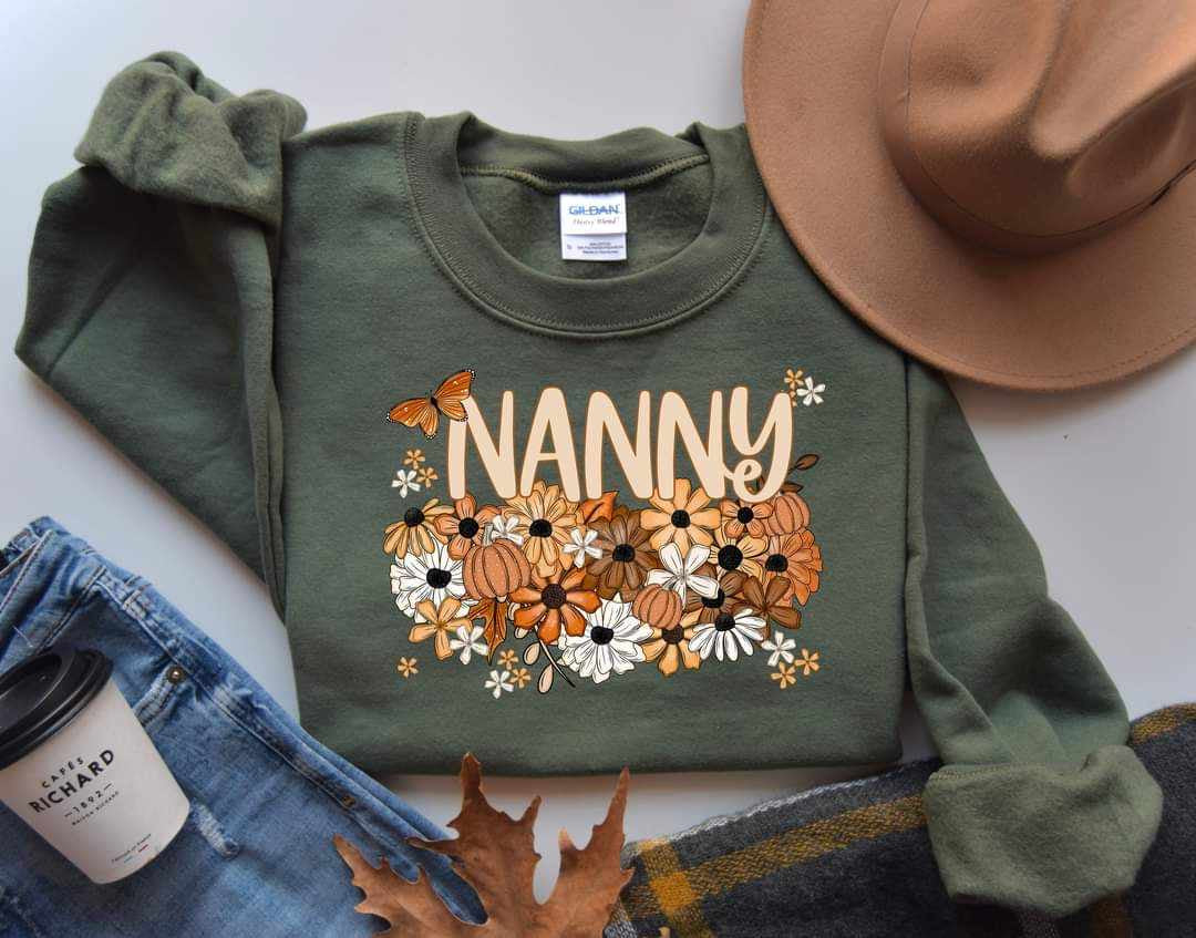 Nanny fall florals 53885 DTF transfer