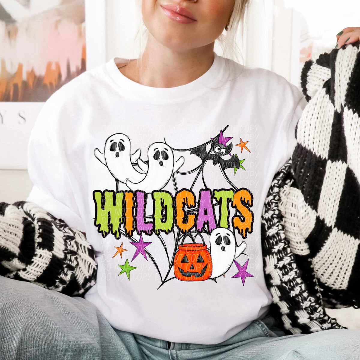 Wildcats Halloween (City) DTF transfer