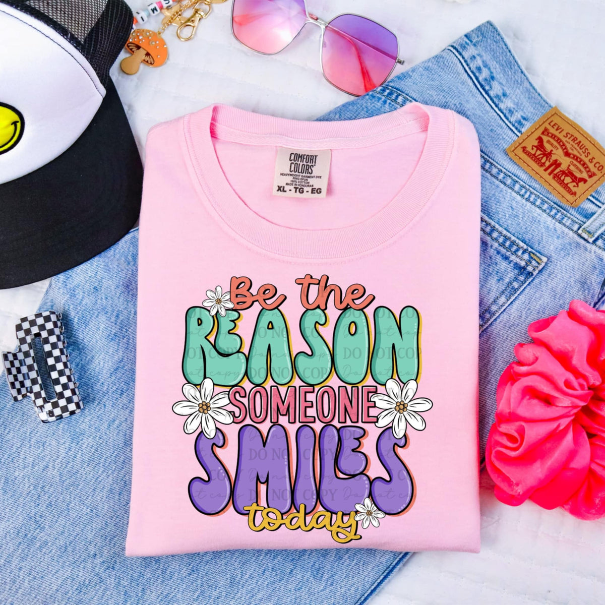 Be the reason someone smiles (ABD) 92374 DTF transfer