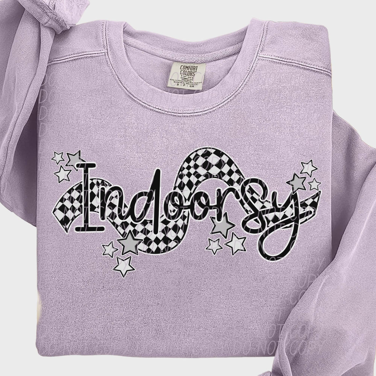Indoorsy wavy checker (city) DTF Transfer