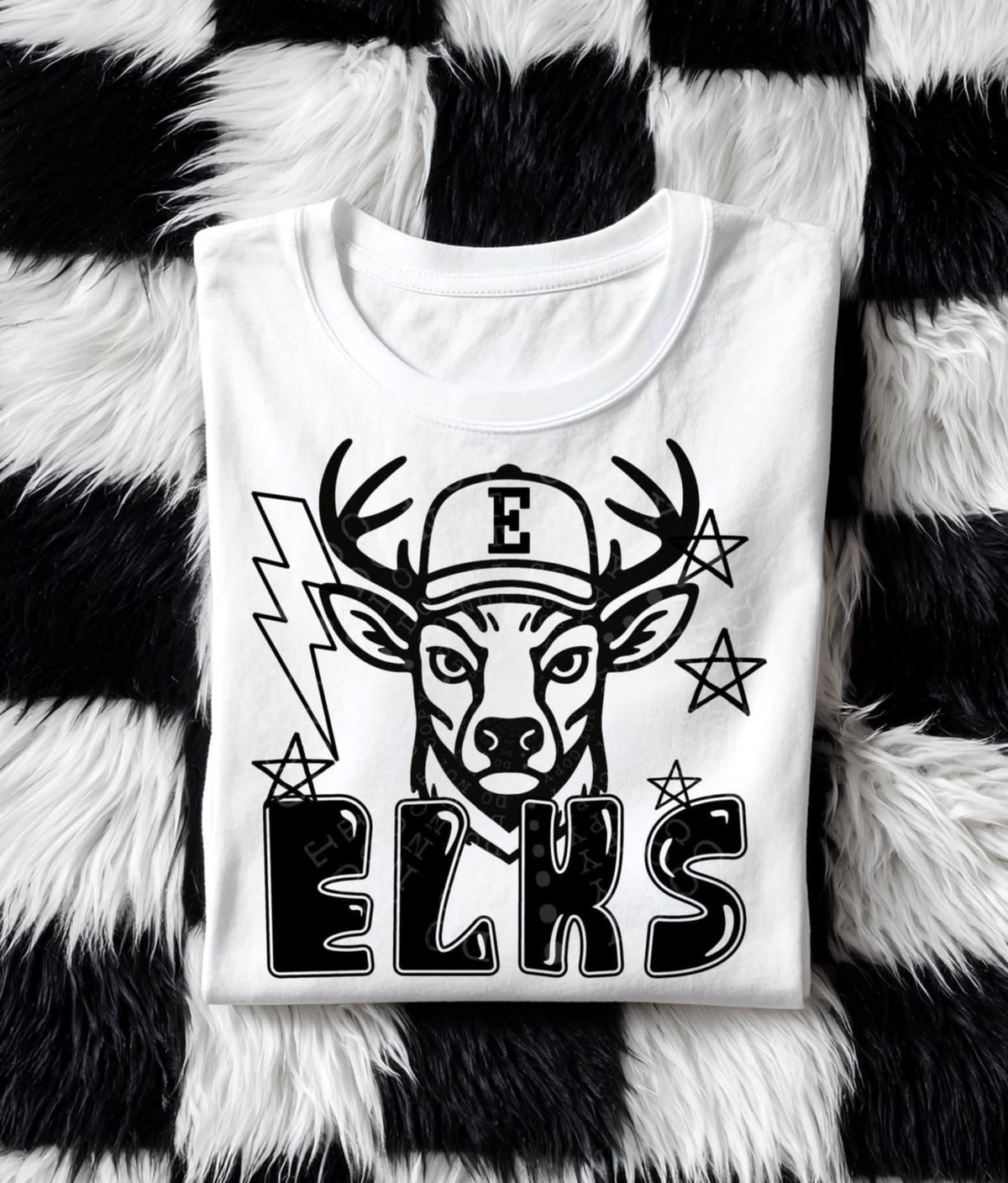 Elks BLACK (C’s) DTF transfer