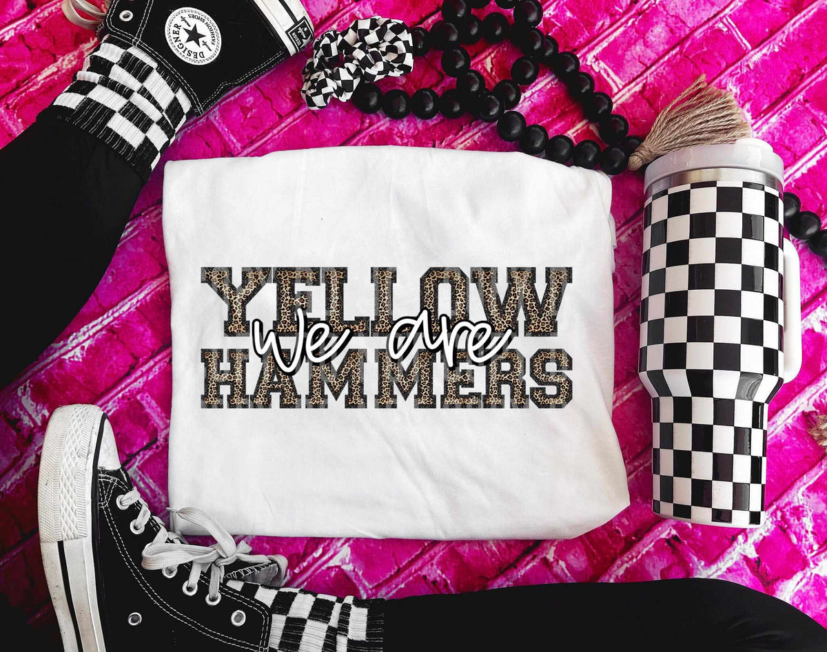 We are yellow hammers leopard filled (caplinger) 70996 DTF transfer