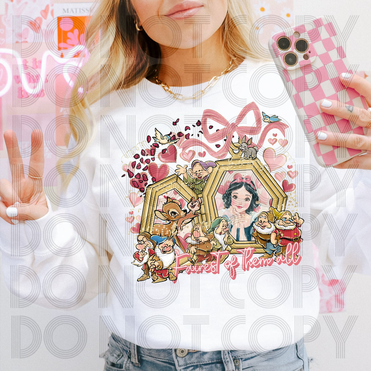 Fairest of them all locket (renewed) DTF transfer