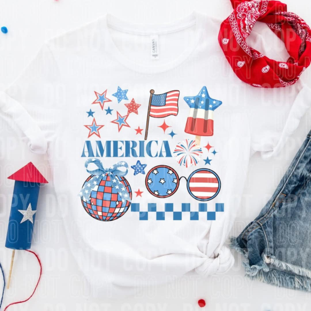 America cluster (SBB) 96972 DTF transfer