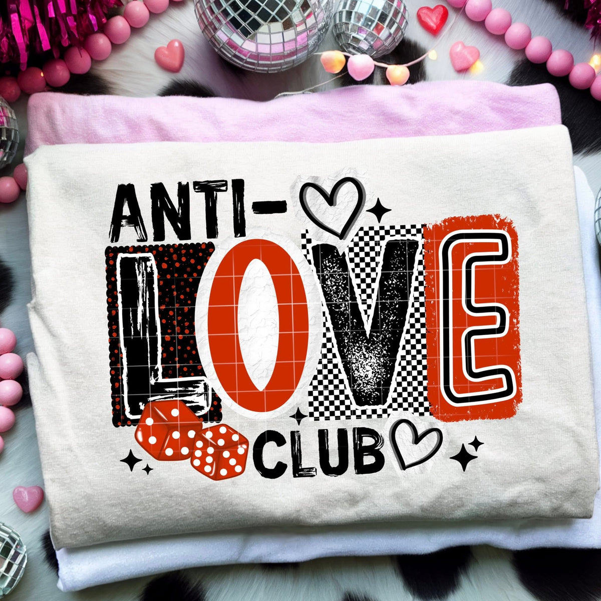 Anti Love club (black) (CSC) DTF transfer
