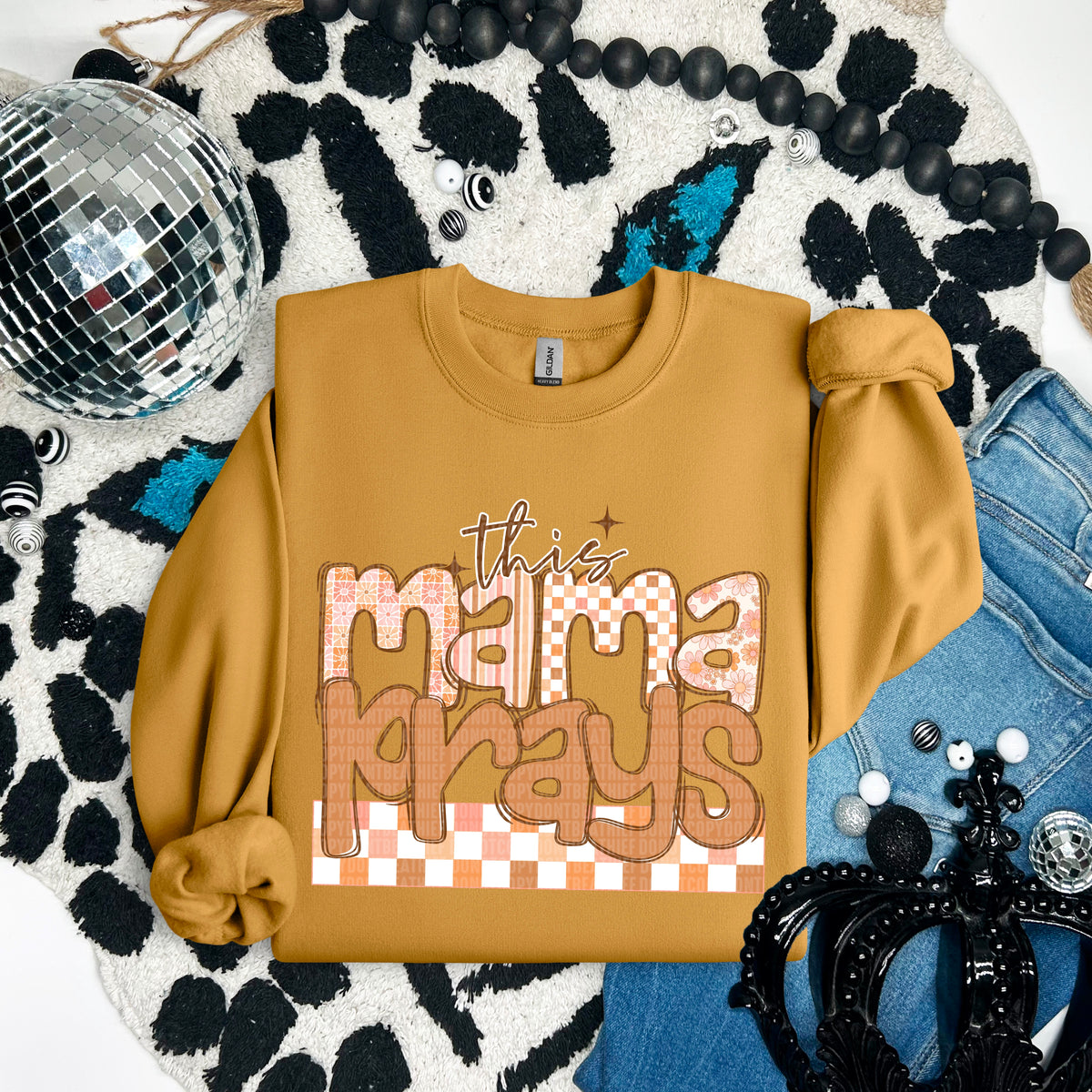 This mama prays 91675 DTF transfer