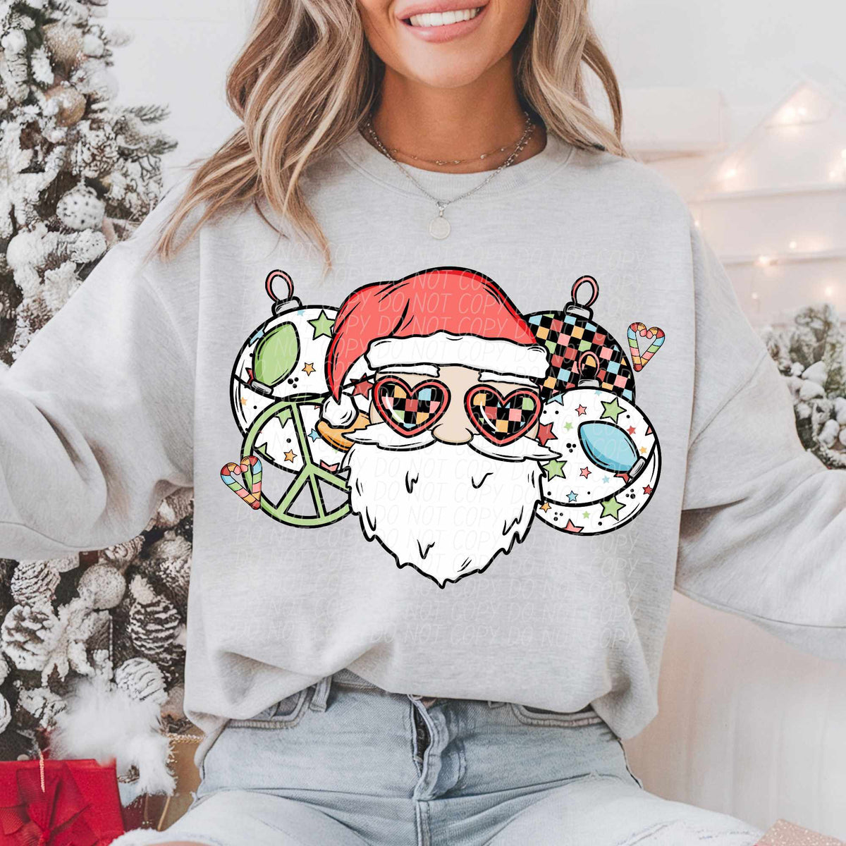 Groovy Santa (CITY) 70033 DTF transfer