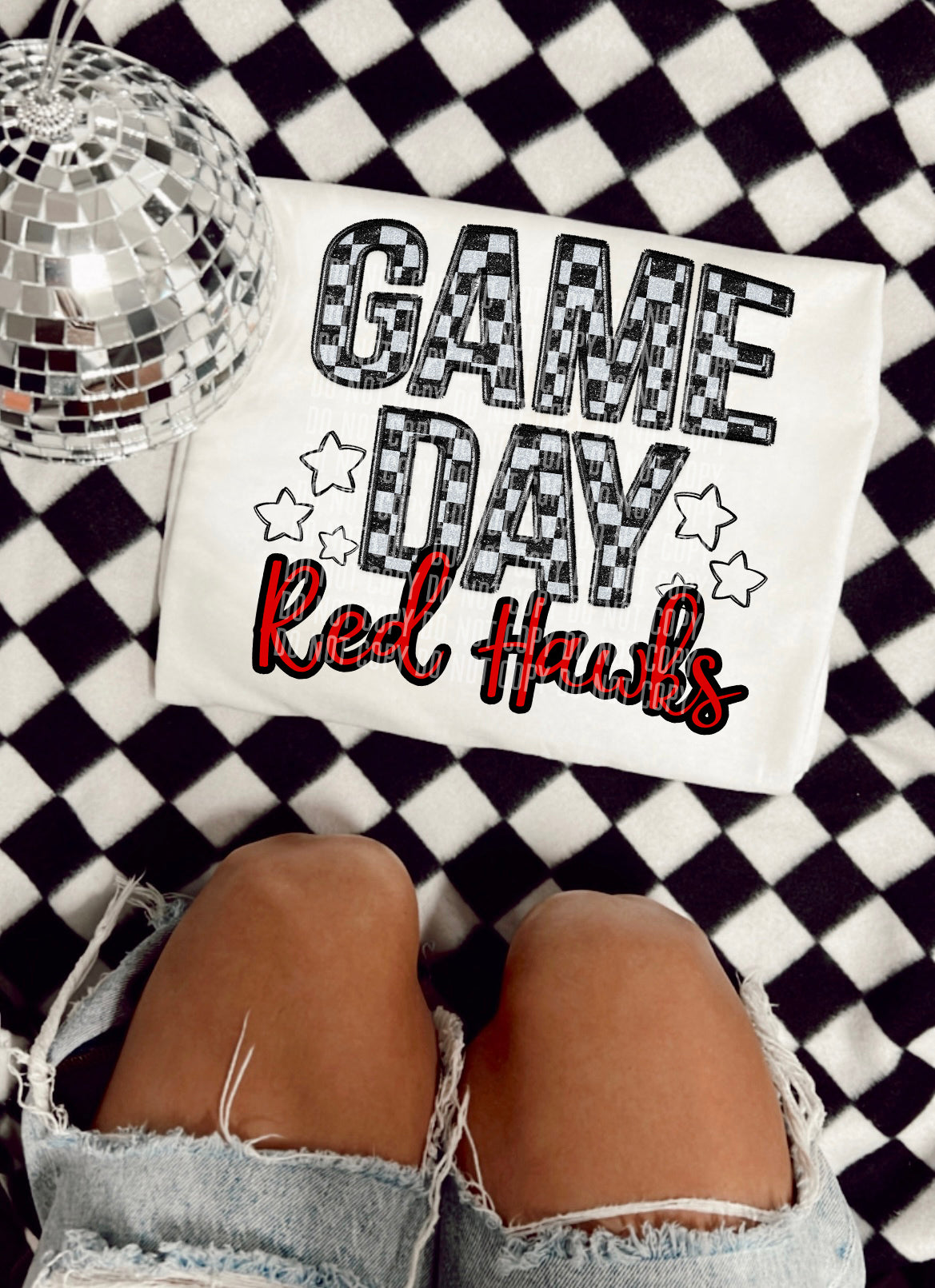 Game Day redhawks (red) 30931 DTF transfers