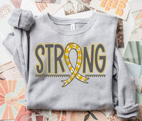 Strong yellow ribbon (S&G) 52747 DTF transfer