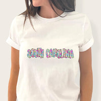 South Carolina paisley filled (CITY) 52381 DTF transfer