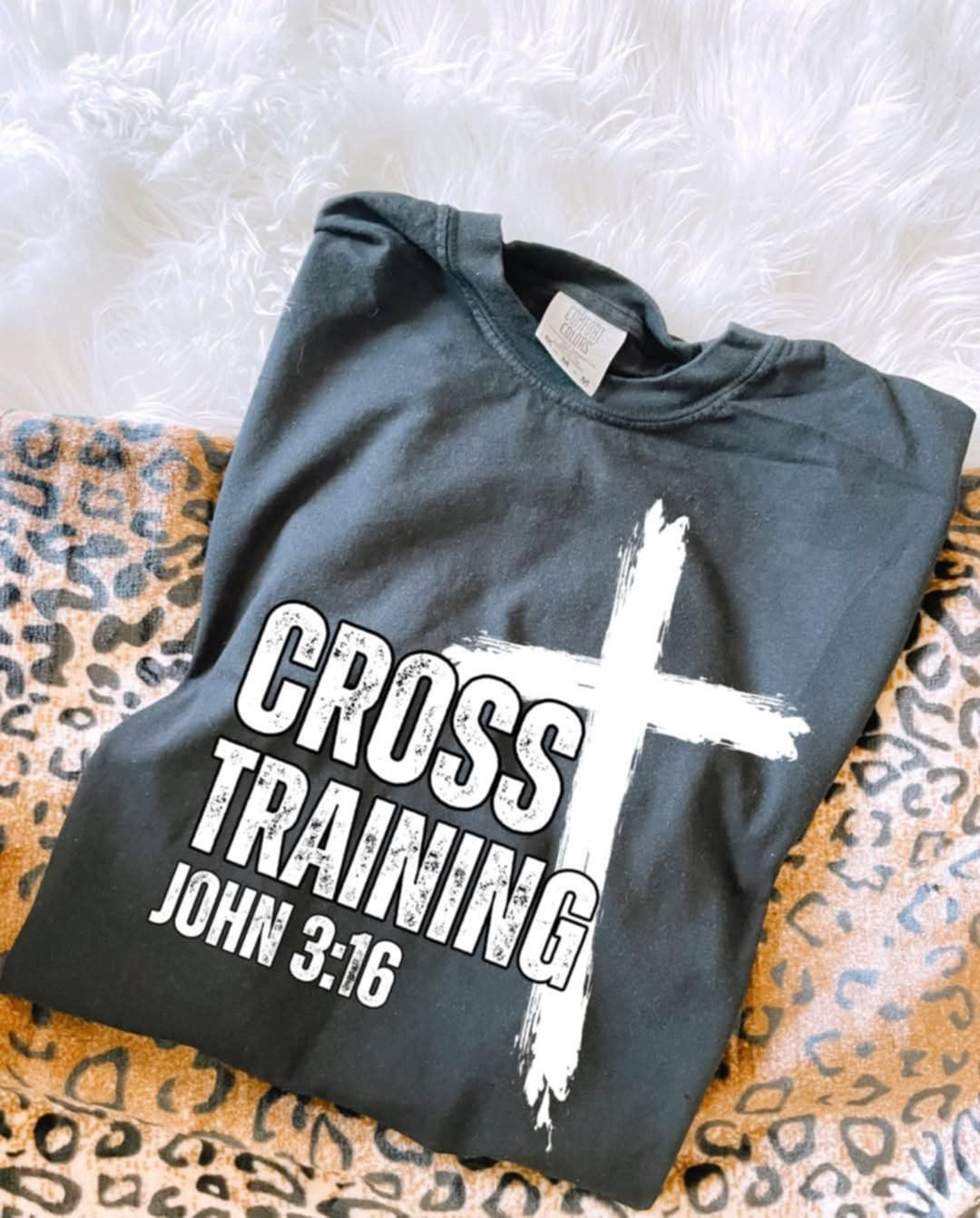 Cross training WHITE 106257 DTF transfer