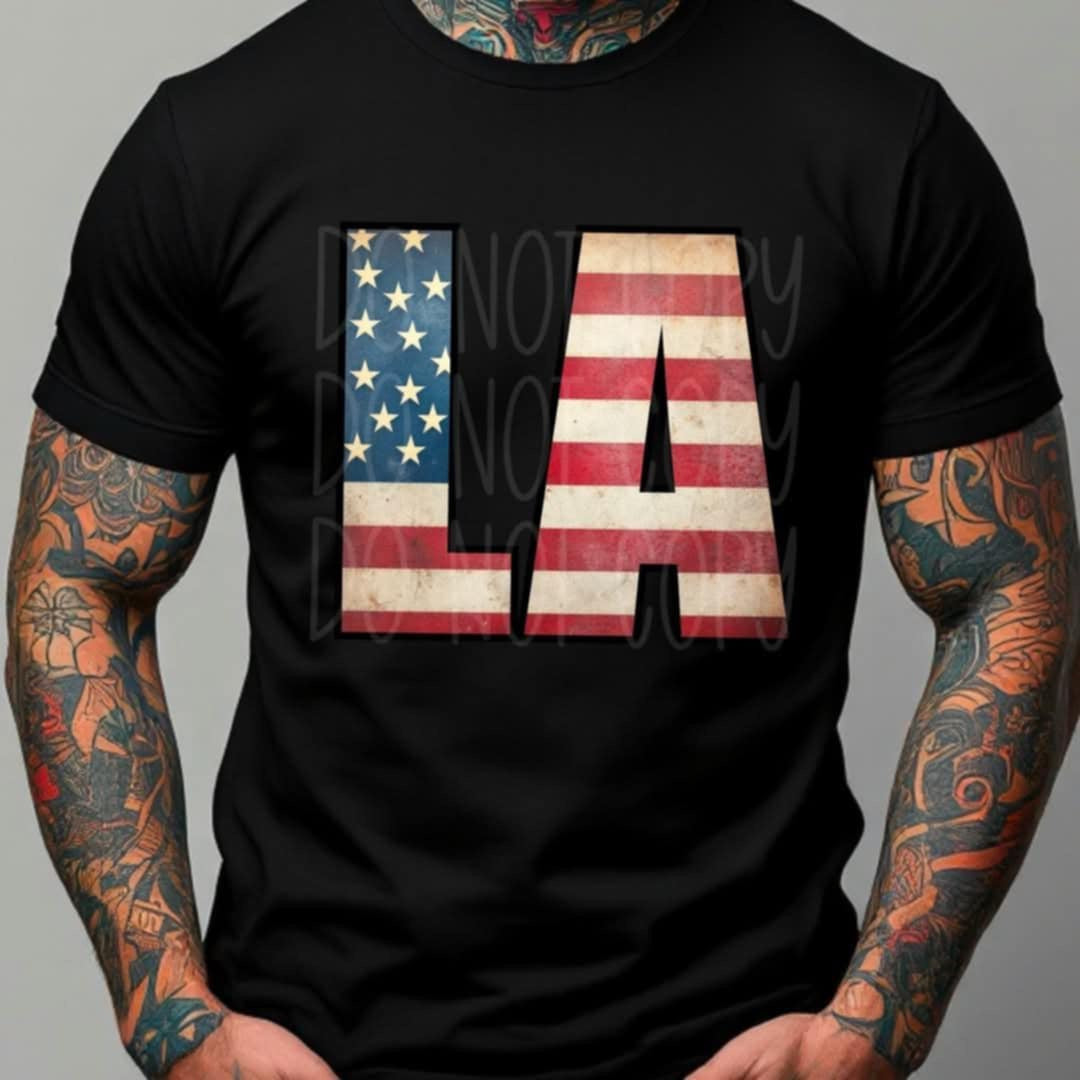 Patriotic States Initials