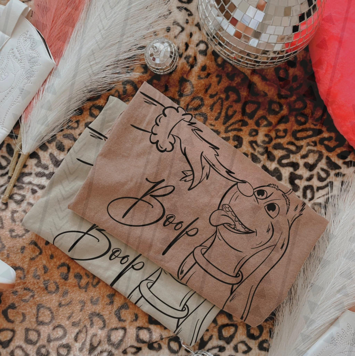 Boop green guy dog TGG DTF transfer