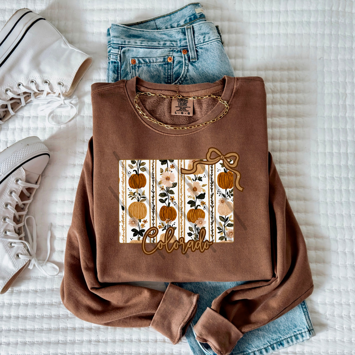 Colorado fall pumpkin state (MZ) 113578 DTF Transfer