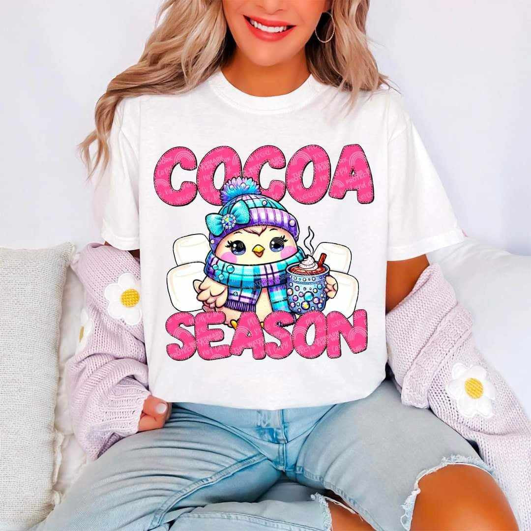 Cocoa season bird (DDD) 70260 DTF transfer