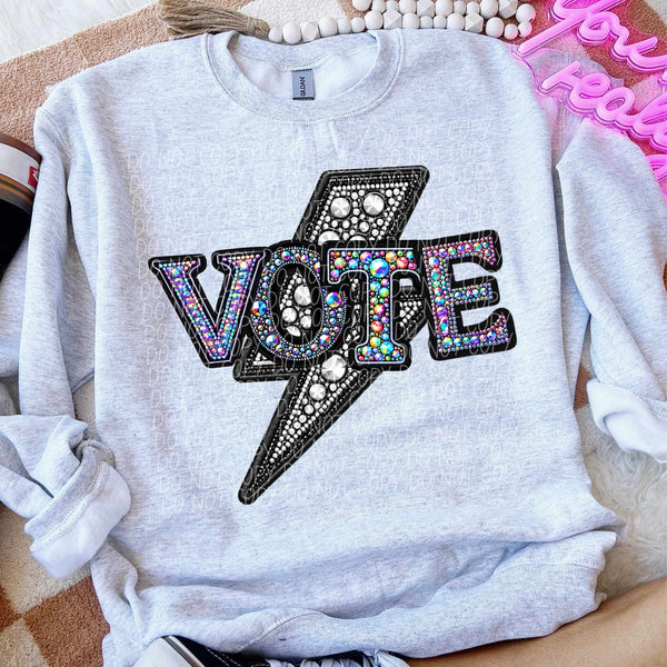 Vote (faux bedazzle) 30700 DTF transfers