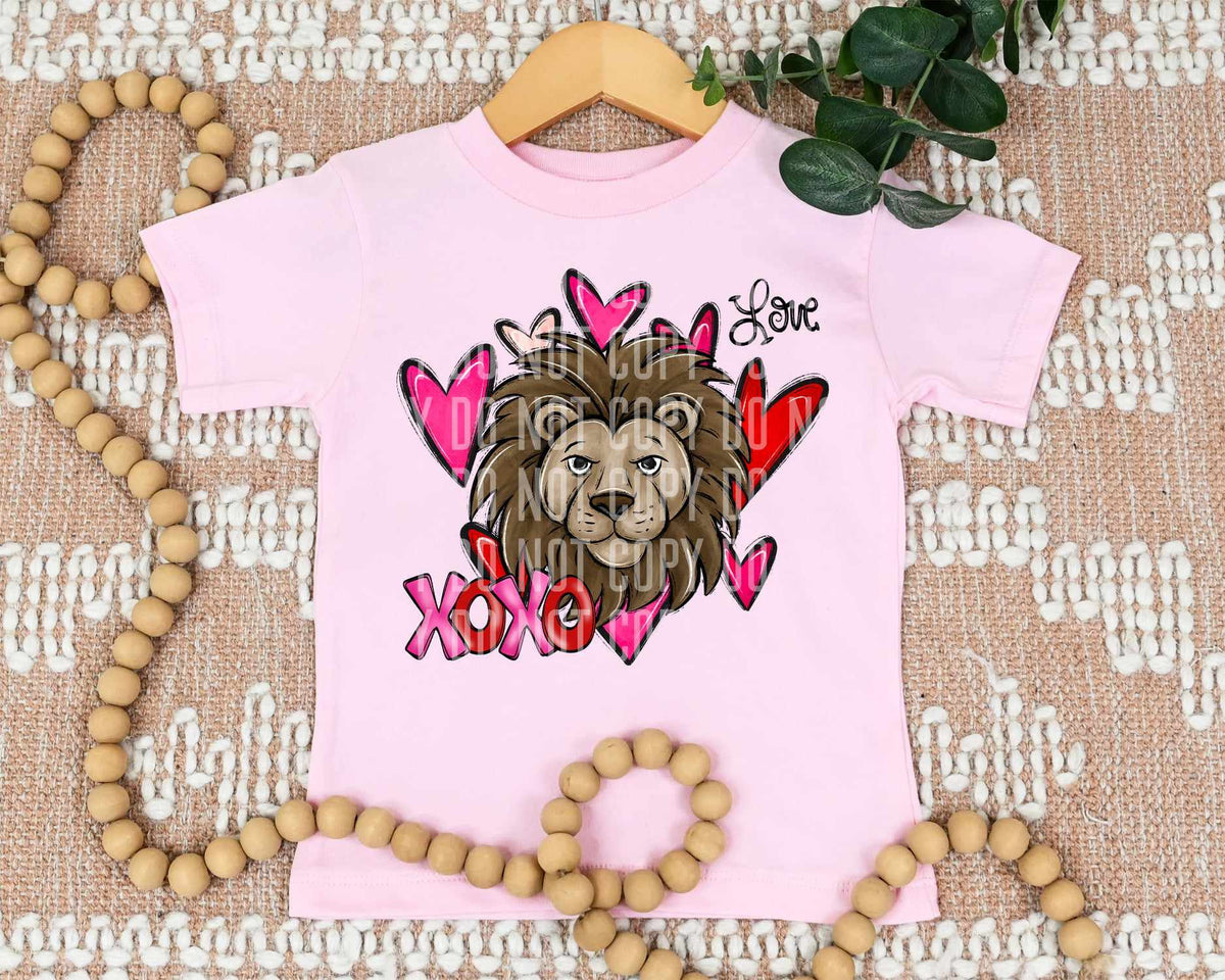 Xoxo lion (caplinger) 73366 DTF transfer