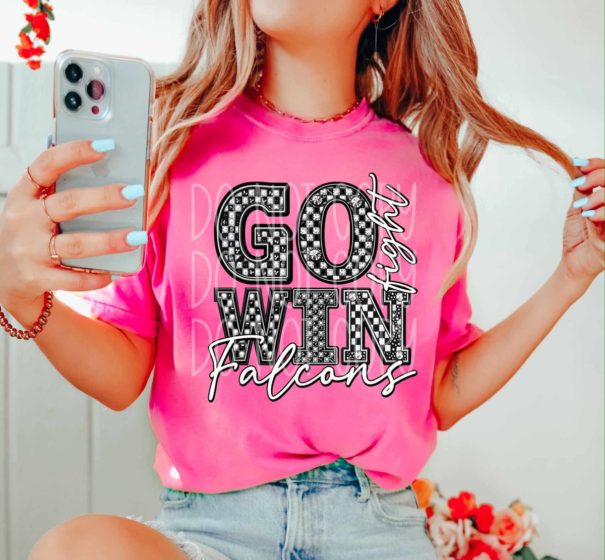Go fight win falcons (HW) 53439 DTF transfer
