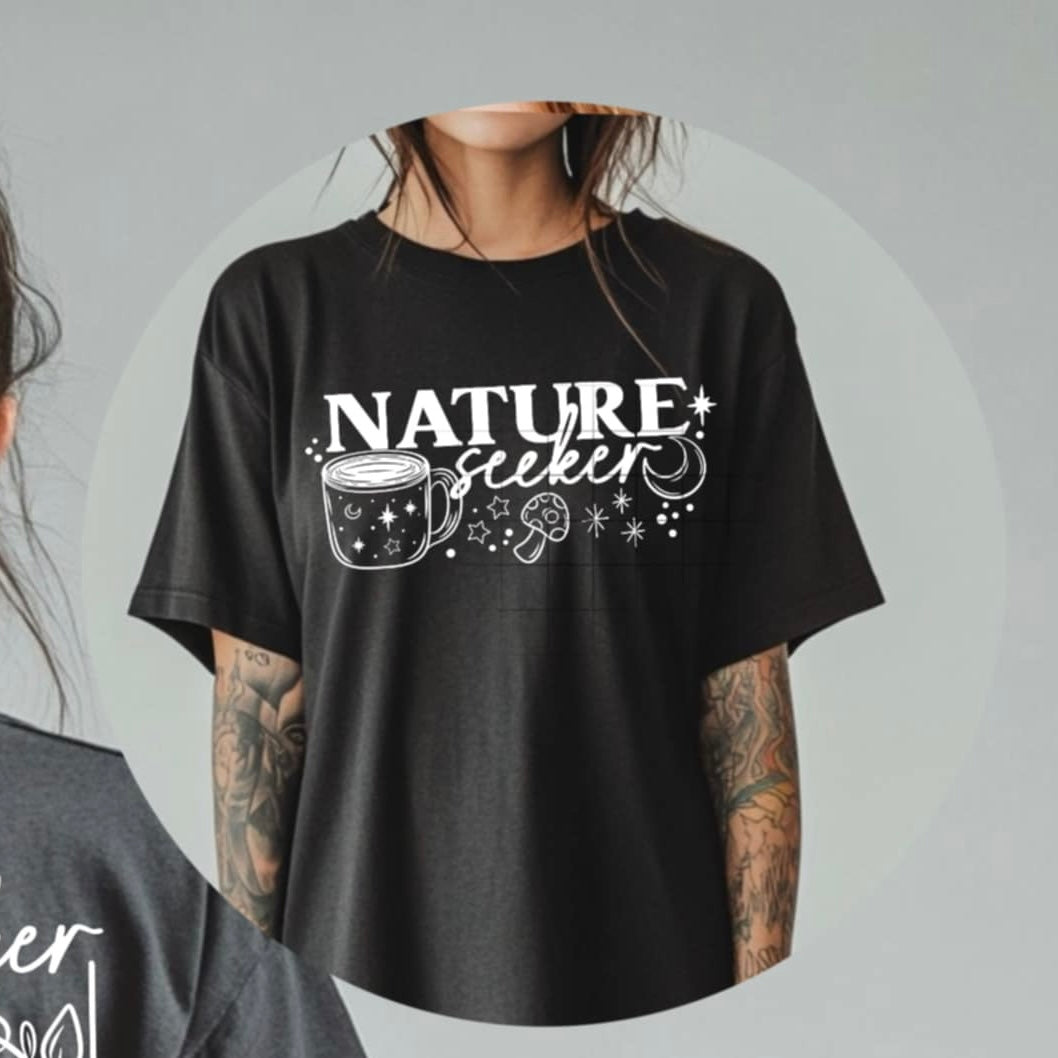 Nature seeker WHITE pocket CSC) 85368 DTF transfer