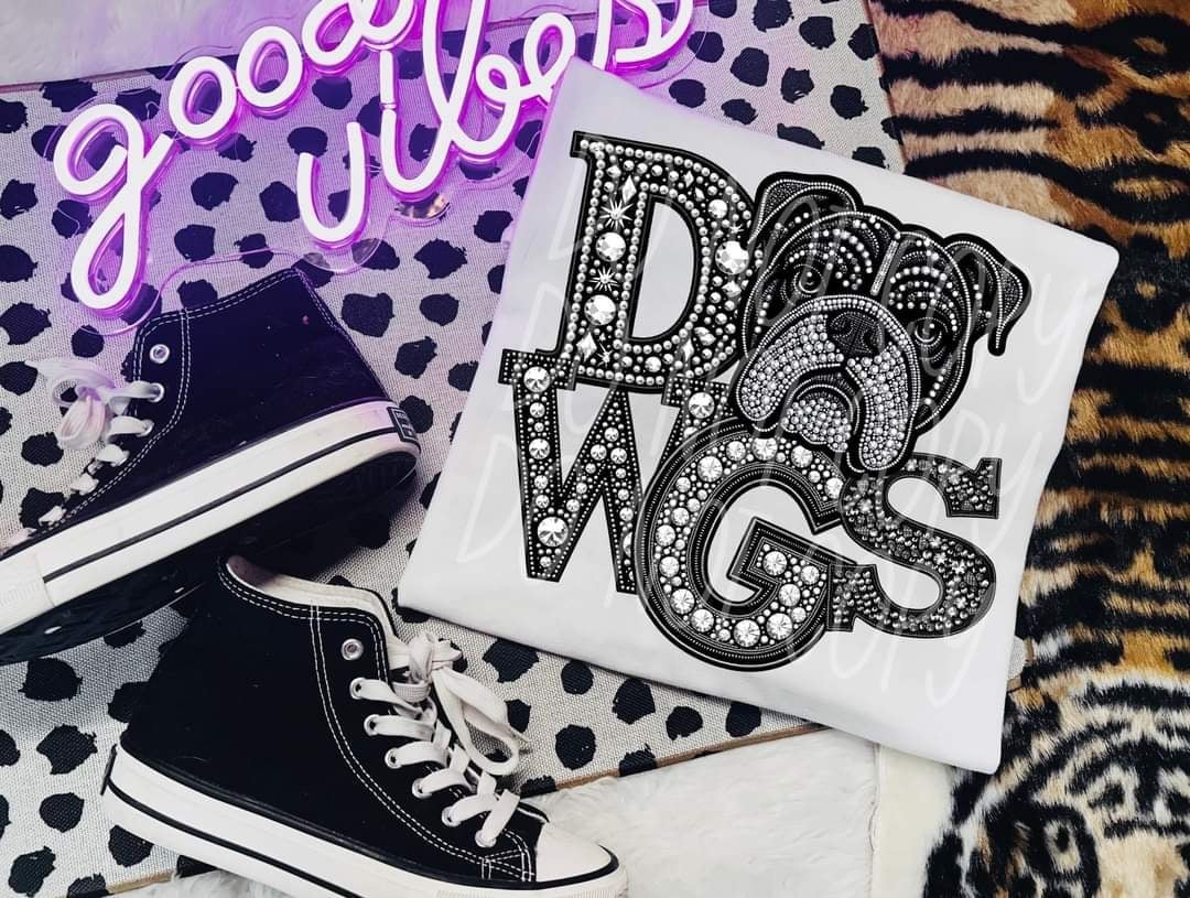 Dawgs rhinestone 50737 DTF transfer