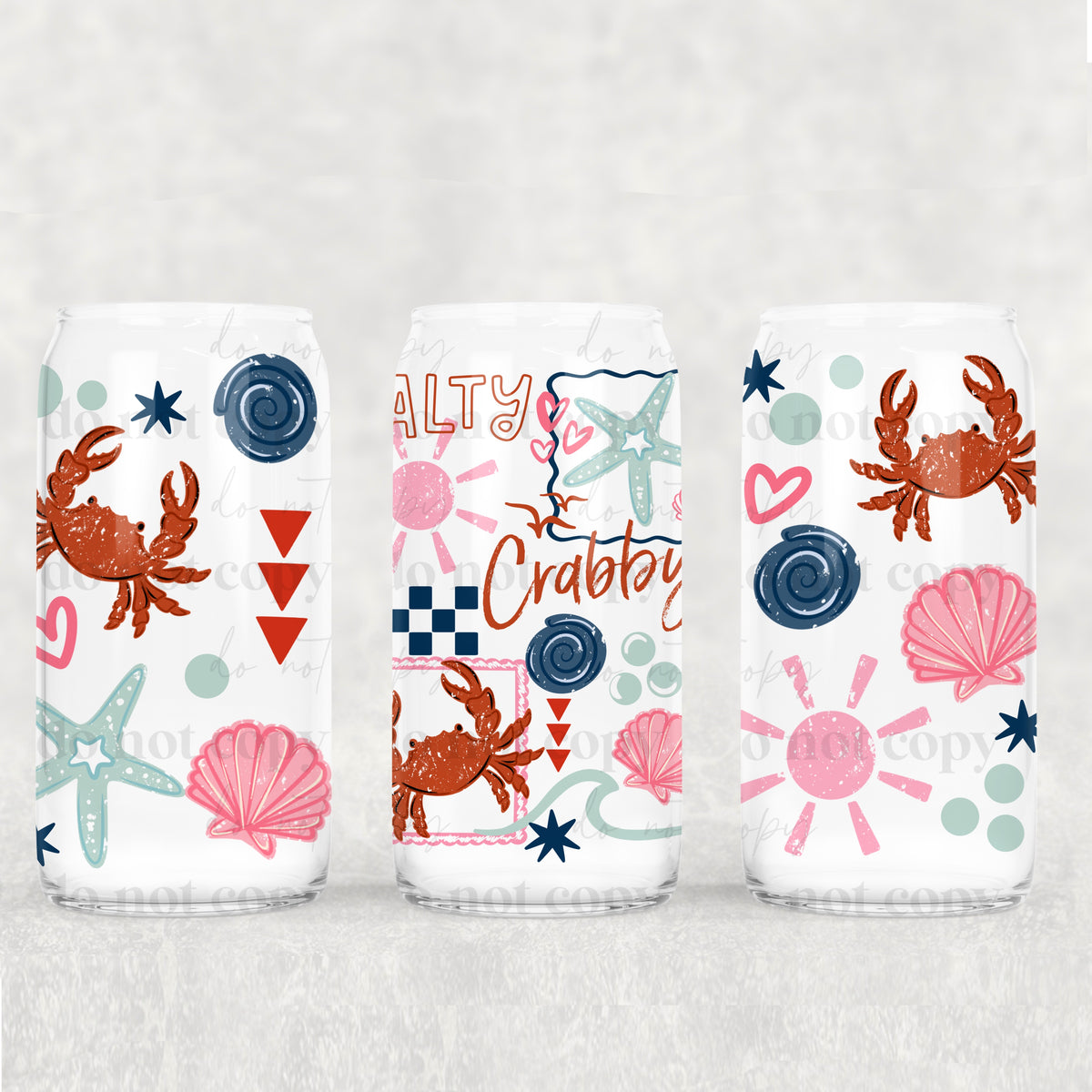 Salty & Crabby (CSC) UV DTF WRAP