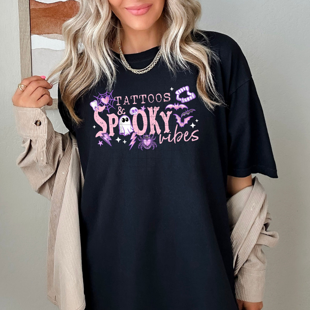 Tattoos And Spooky Vibes (csc) DTF transfer