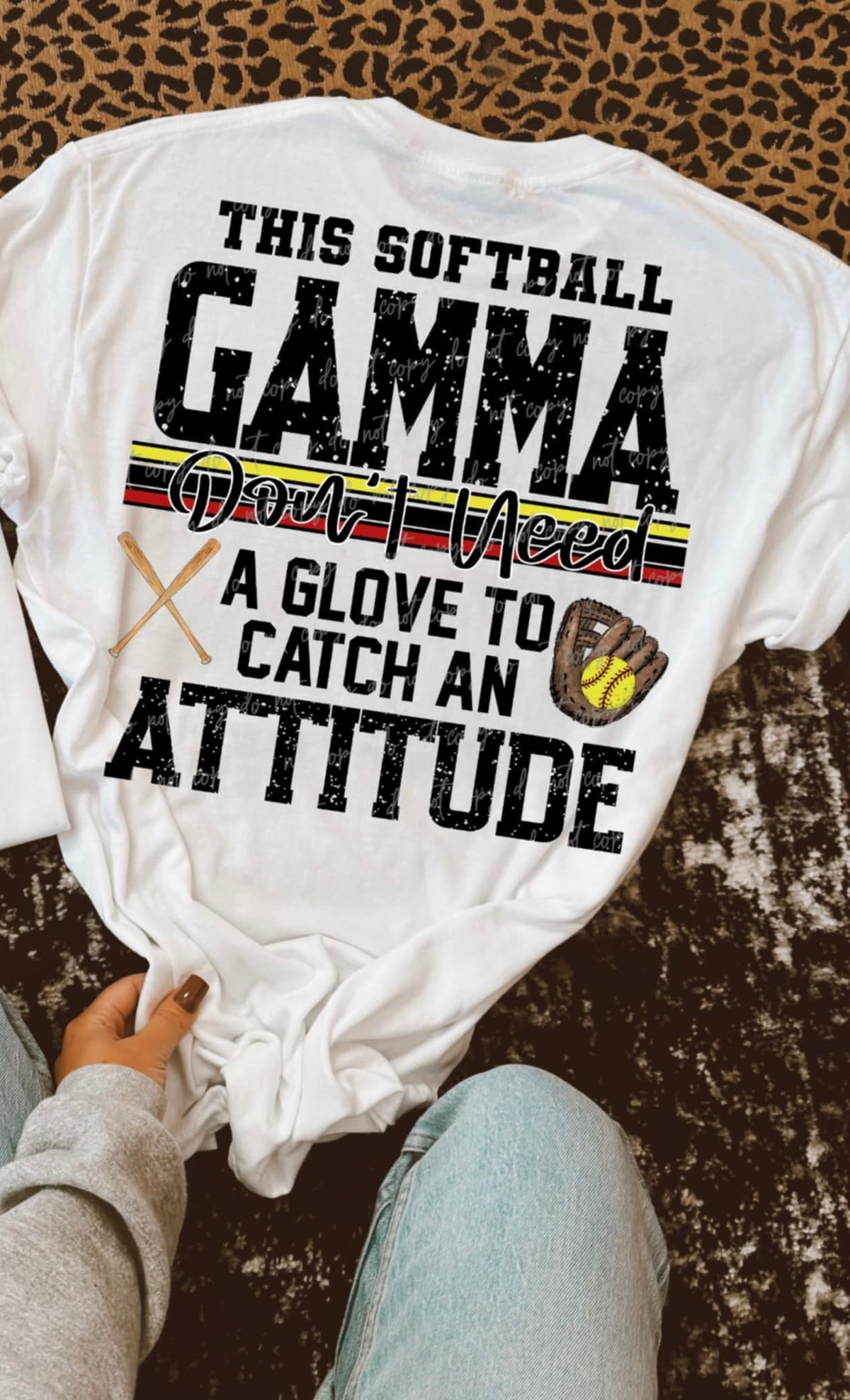 This softball gamma don’t need a glove to catch an attitude (VIRGO) 90588 DTF transfer
