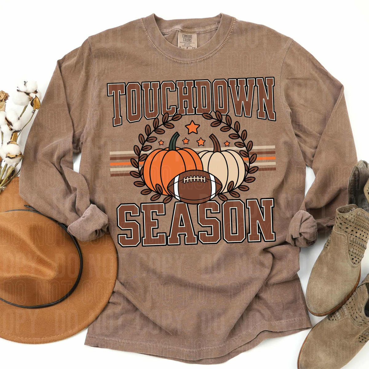 Touchdown season pumpkins and football SBB DTF transfer