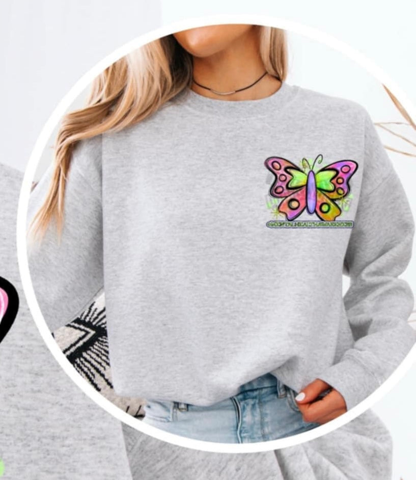 Anxiety is a liar pocket 94074 DTF transfer