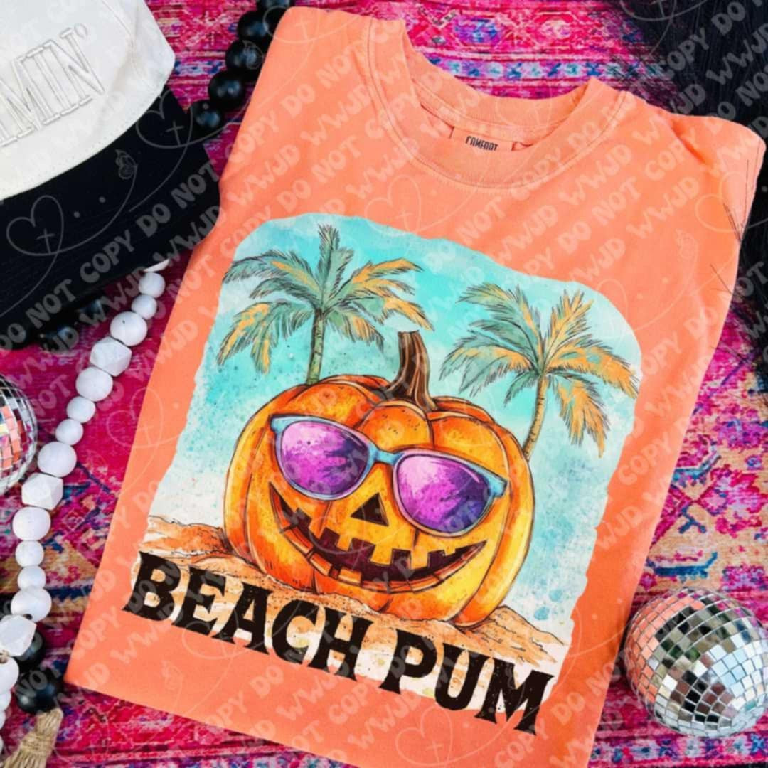 Beach bum pumpkin 107984 DTF transfer