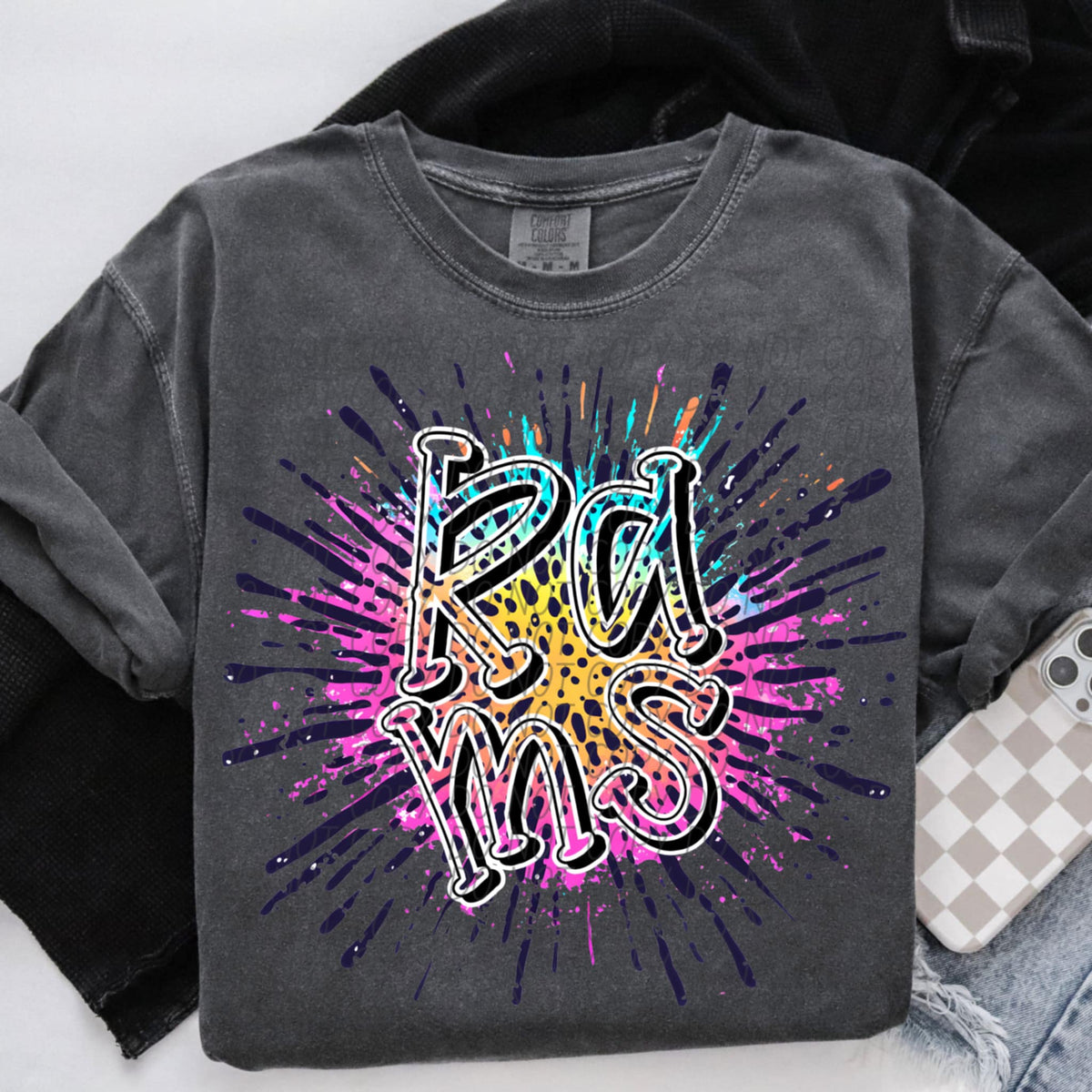 Colorful Burst Mascots (City)