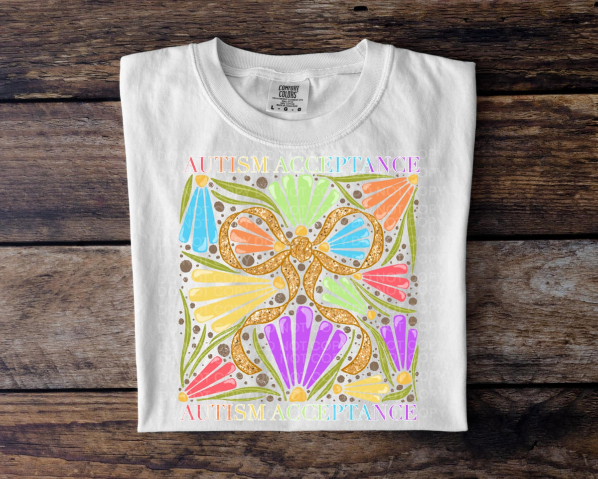 Autism acceptance (SCG) 90015 DTF transfer