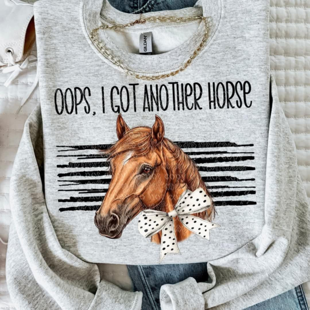 Oops, I got another horse (TTD) 87110 DTF transfer