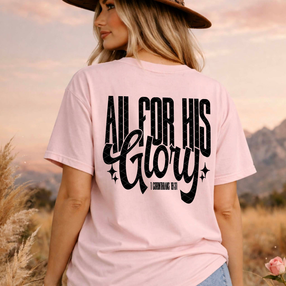 All for his glory (SDD) DTF transfer