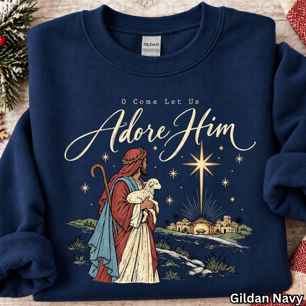 Adore him wise man (UAC) Sunday Special DTF transfer