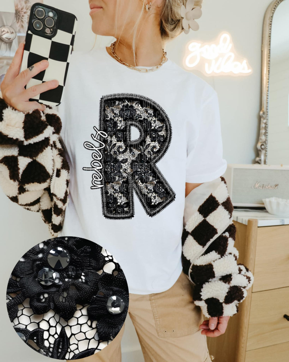 R rebels lace letter (Caplinger) 90168 DTF transfer