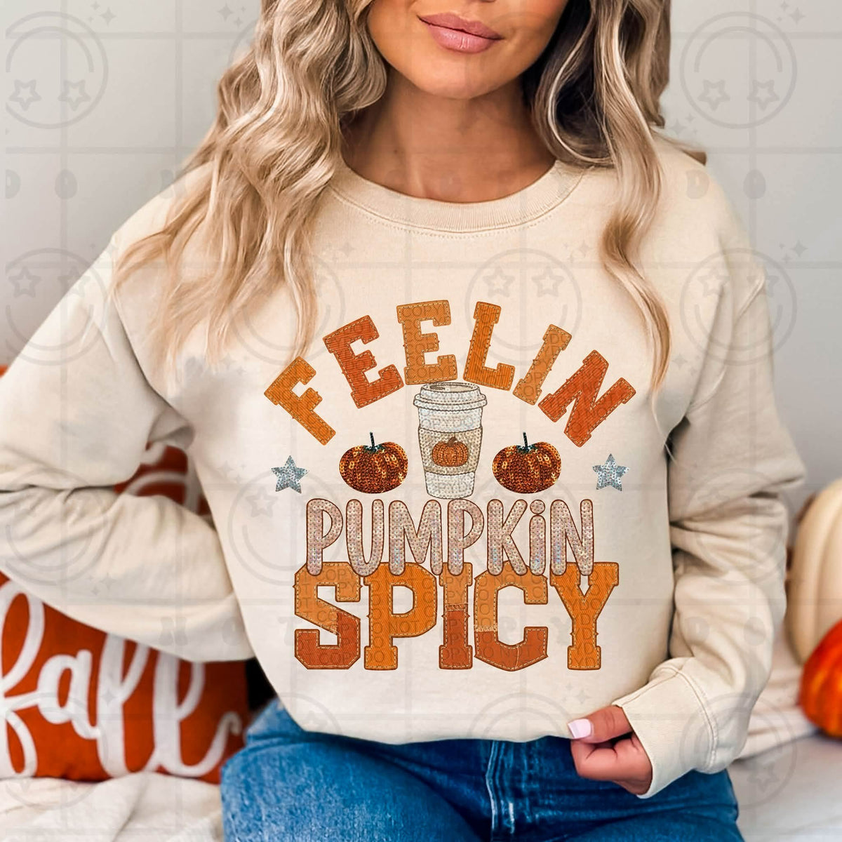 Feelin pumpkin spicy (HW) DTF Transfer
