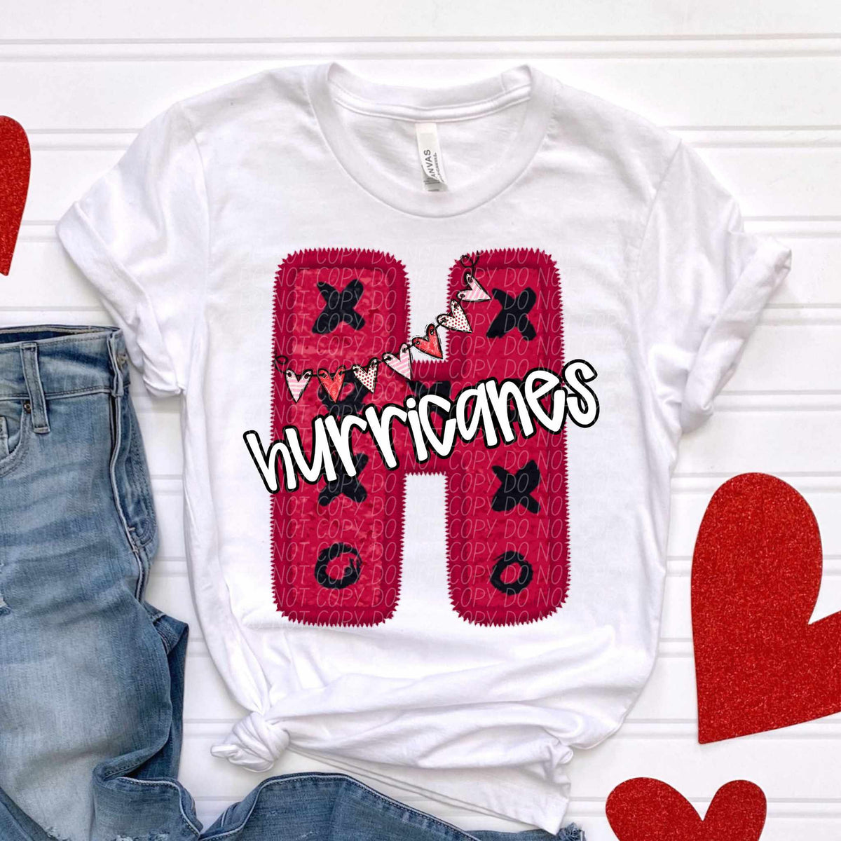 H hurricanes valentine (CITY) 79060 DTF transfer