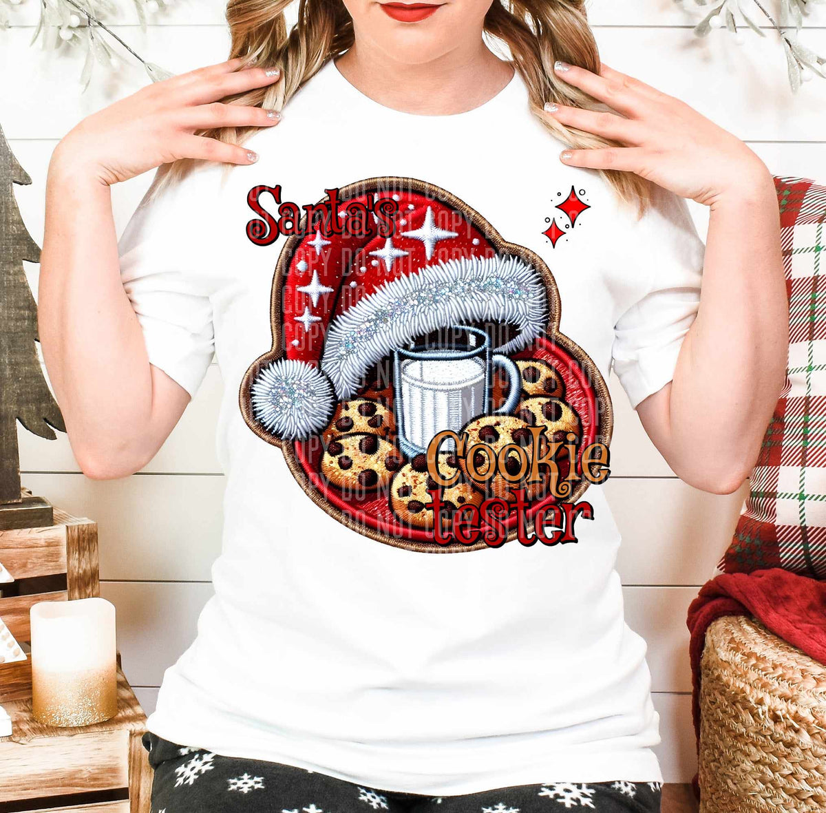 Santa’s cookie tester (caplinger) 60878 DTF transfer