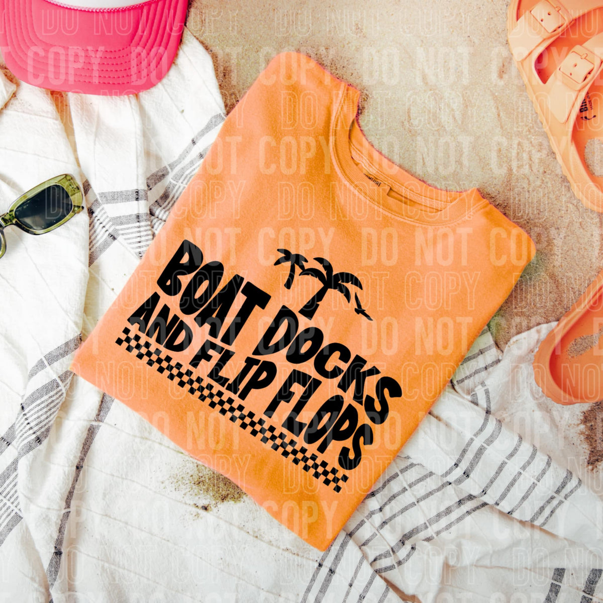 Boat docks and flip flops (SBB) 94698 DTF transfer