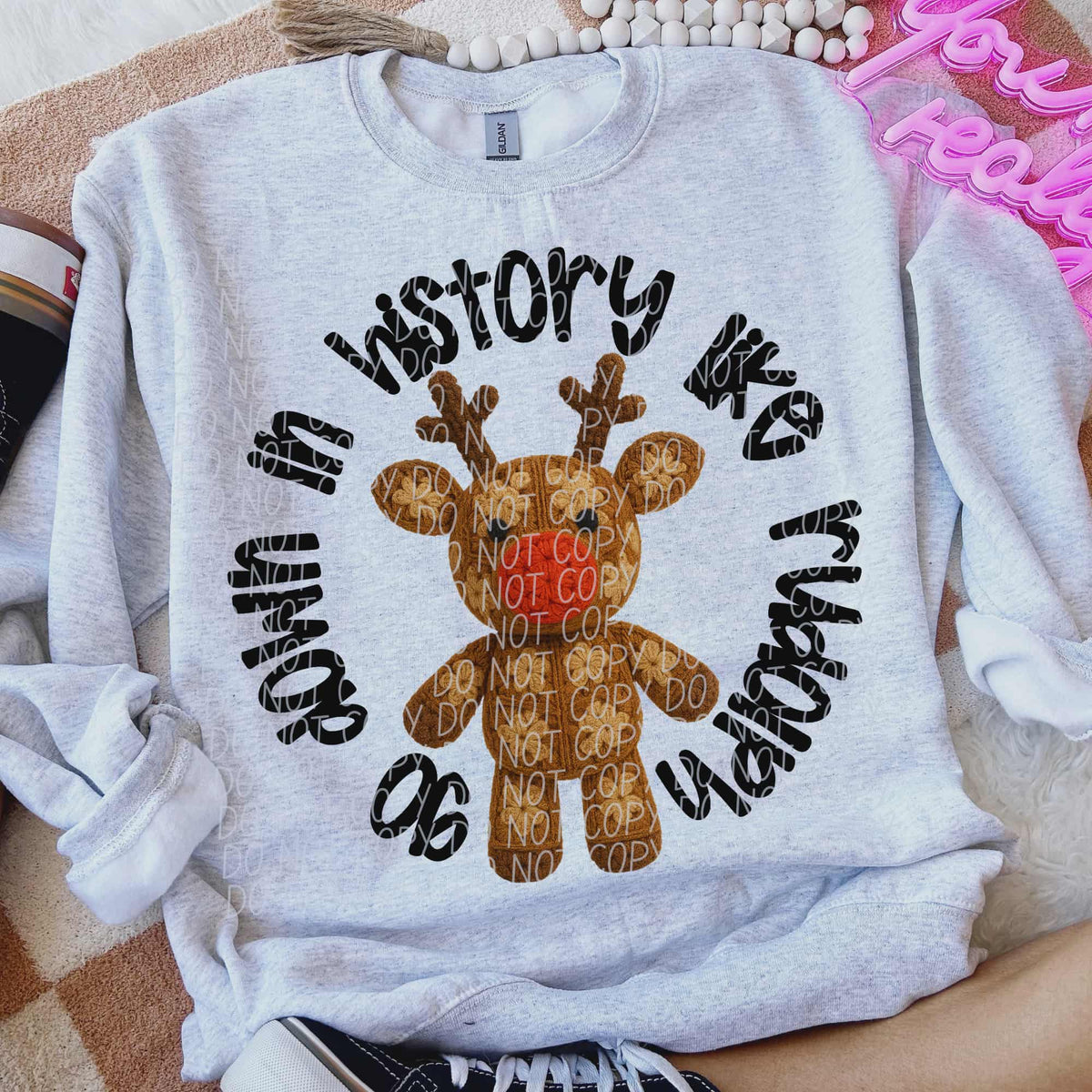 Go down in history Like (city) DTF transfer