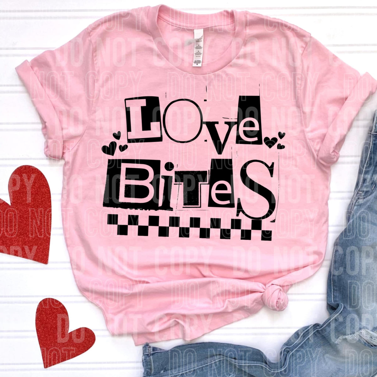 Love bites BLACK (SBB) 92035 DTF transfer