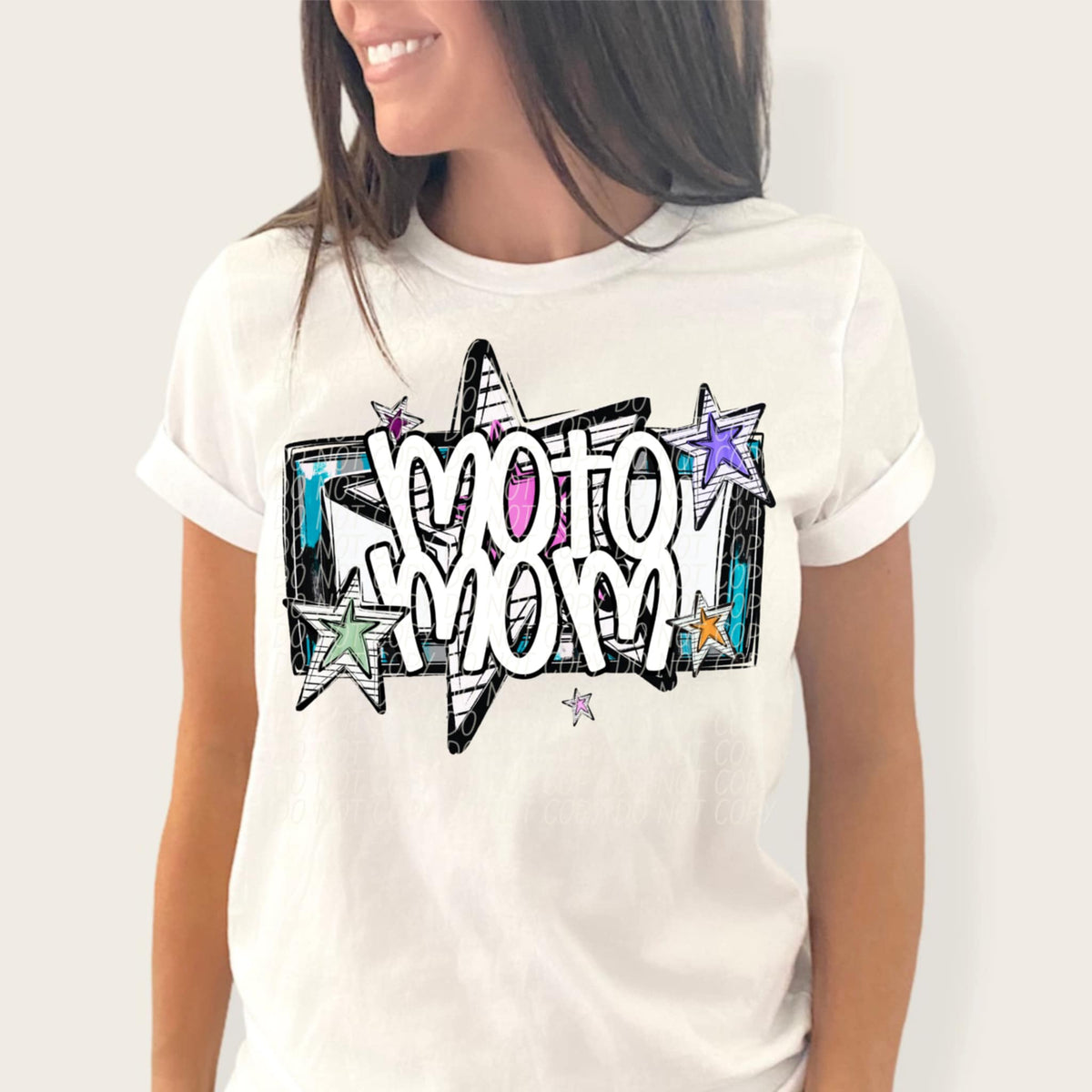 Moto mom stars (CITY) 85440 DTF transfer