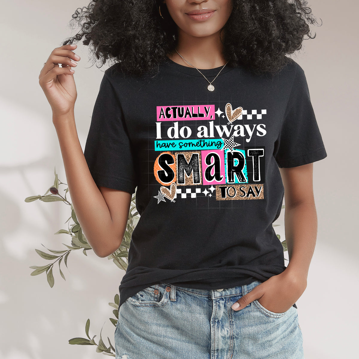 I do always have something smart to say (white) CSC DTF Transfer