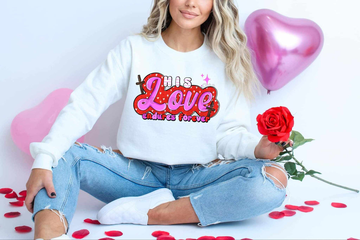 His love endures forever 67951 DTF transfer