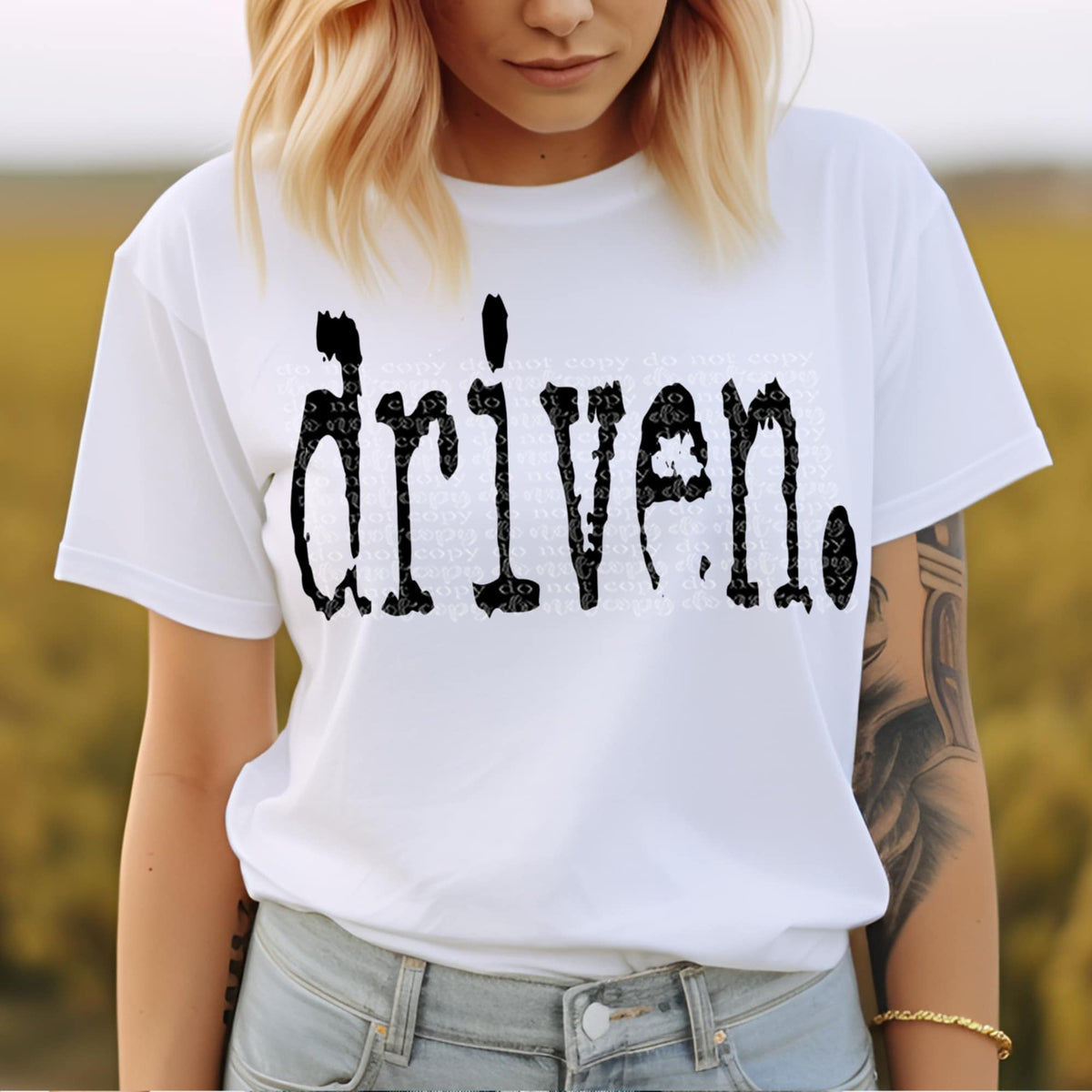 Driven. (TTD) 94804 DTF transfer