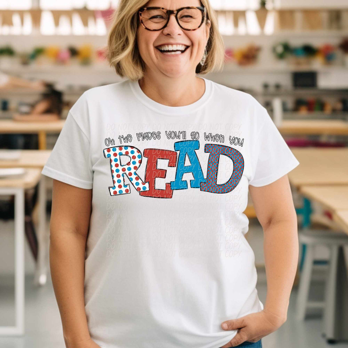 Oh the places you’ll go when you read (CITY) 85043 DTF transfer