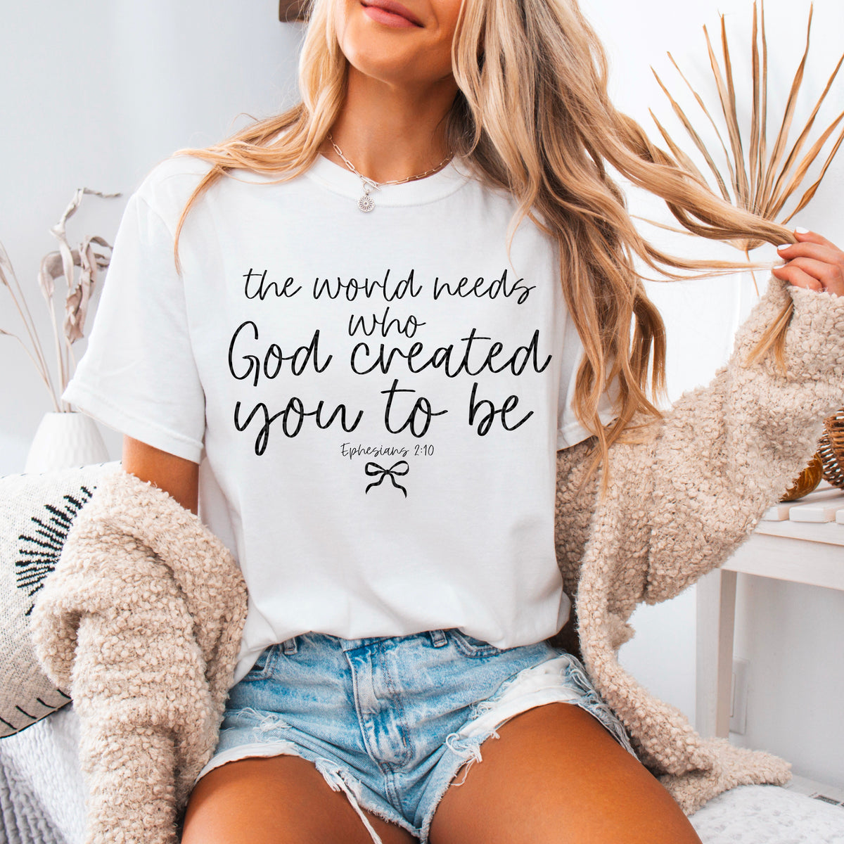 This world needs who god created you to be black font 93591 DTF transfer